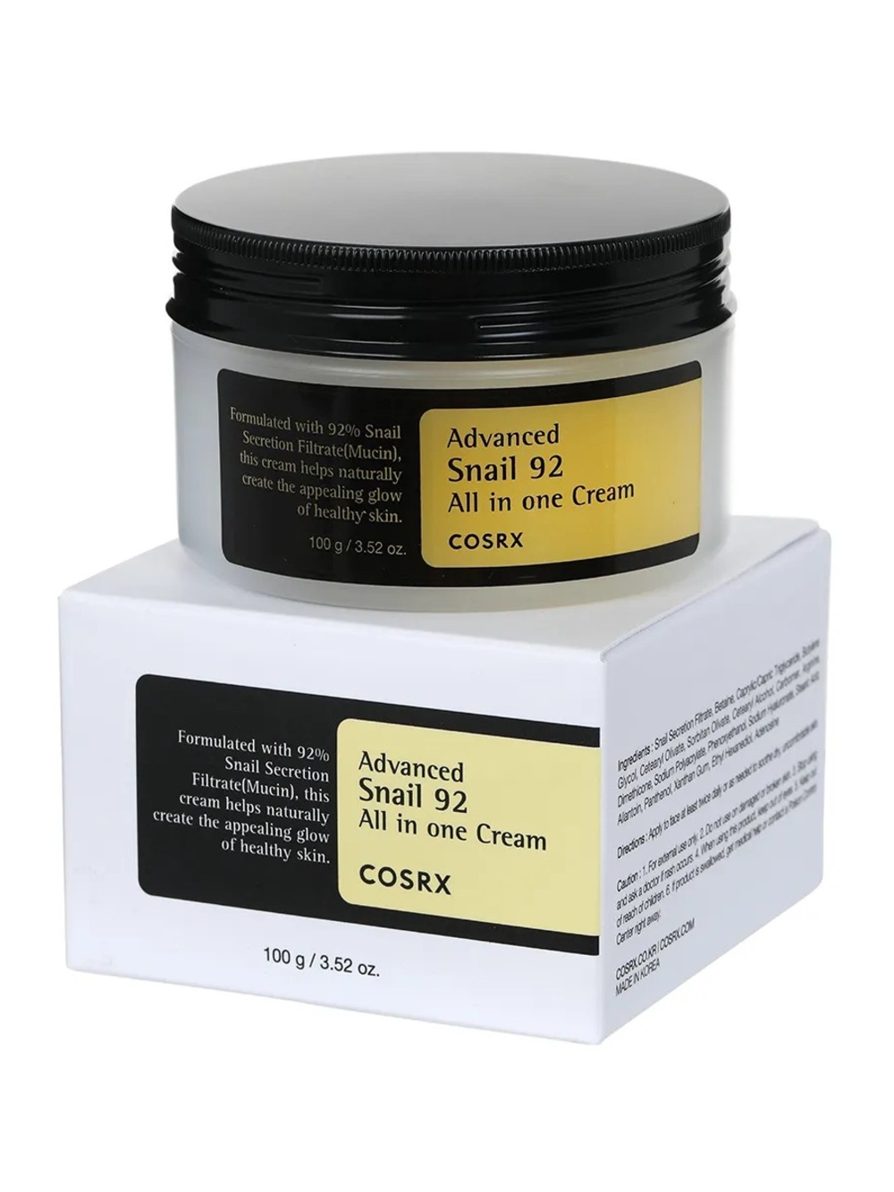 COSRX Advanced Snail 92 All In One Cream – Moisturizing Cream With Snail Mucin